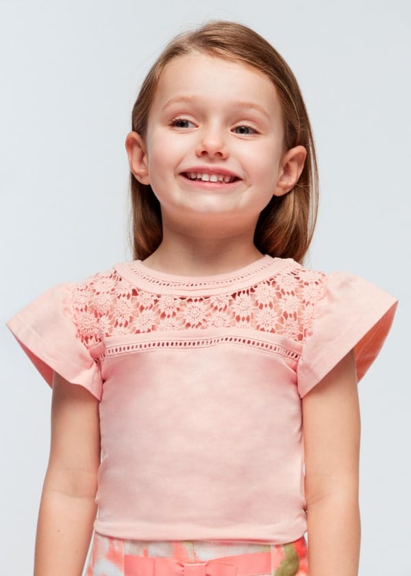 Mayoral Usa Inc Mayoral Guipure Girls Shirt - Little Miss Muffin Children & Home