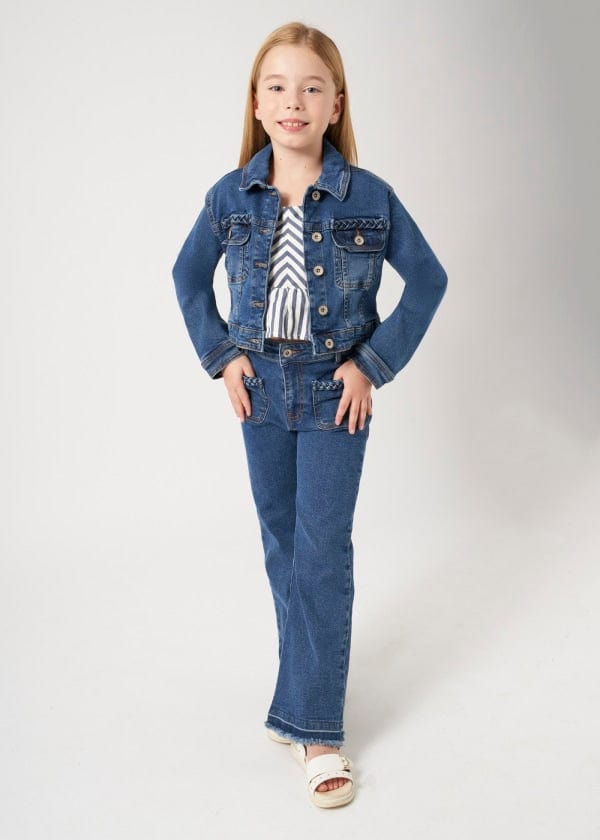 Mayoral Usa Inc Mayoral High Rise Straight Leg Jeans - Little Miss Muffin Children & Home
