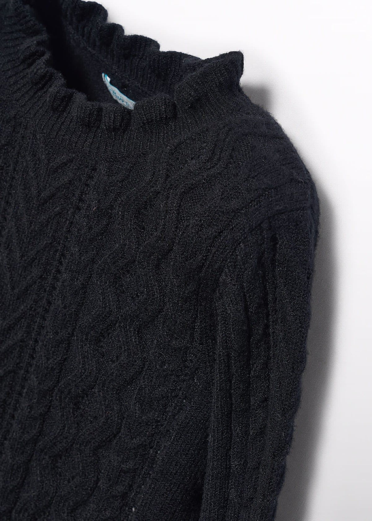 Abel & Lula Abel & Lula Knit Sweater with Ruffled Mock Neck - Little Miss Muffin Children & Home
