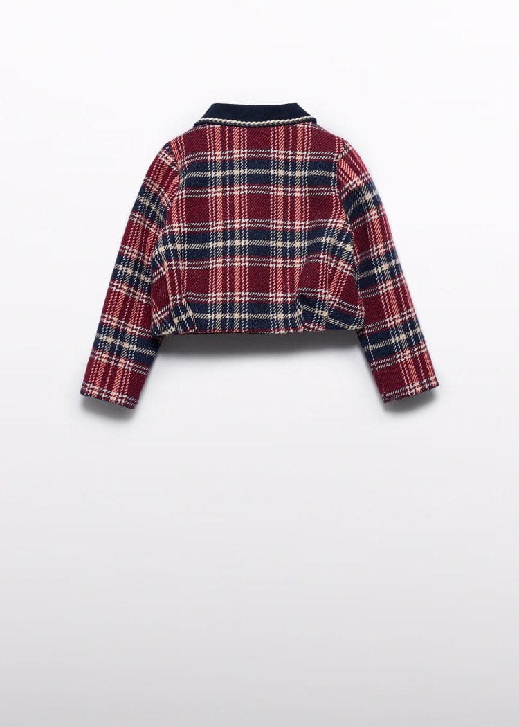 Abel & Lula Abel & Lula Plaid Jacket - Little Miss Muffin Children & Home