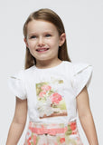 Mayoral Usa Inc Mayoral Printed Flutter Sleeve T-Shirt - Little Miss Muffin Children & Home