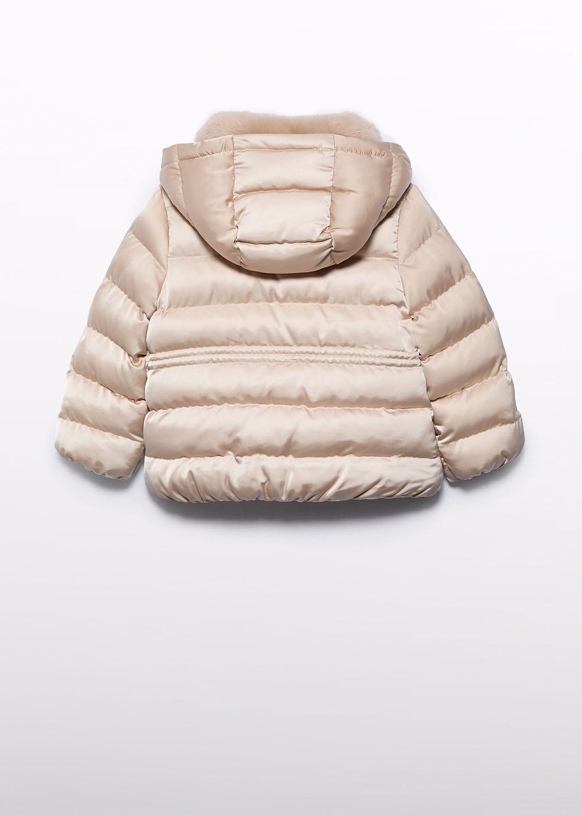 Abel & Lula Abel & Lula Quilted Satin Coat with Faux Fur Collar - Little Miss Muffin Children & Home