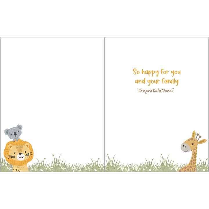 hello baby greeting card