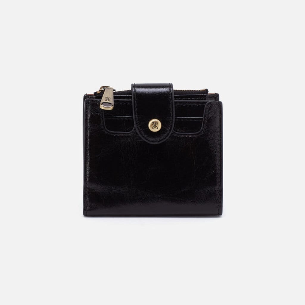 Dunn Mini Wallet In Polished Leather