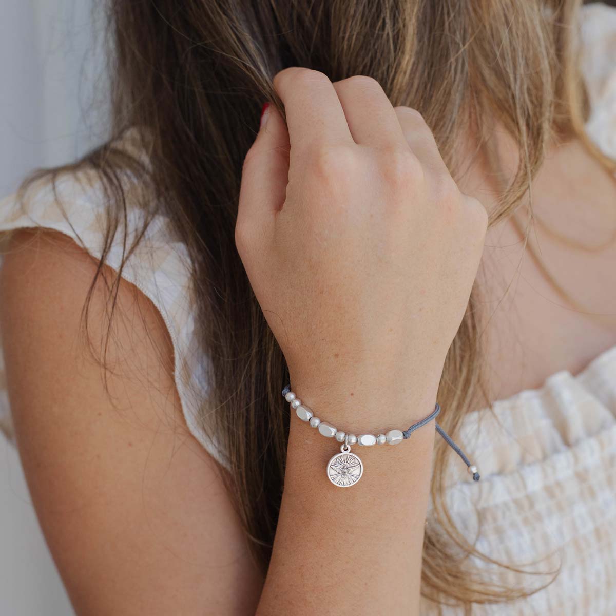 My Saint My Hero Little Saints Bracelet Holy Spirit - Silver - Little Miss Muffin Children & Home