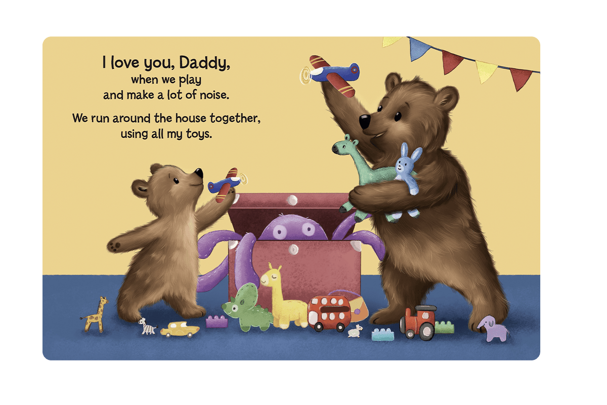 Little Hippo Books I Love You, Daddy - Little Miss Muffin Children & Home