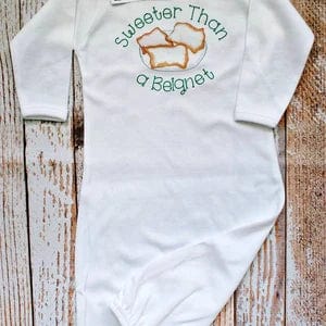 Created by Carol LLC Created by Carol Sweeter Than A Beignet Infant Gown - Little Miss Muffin Children & Home