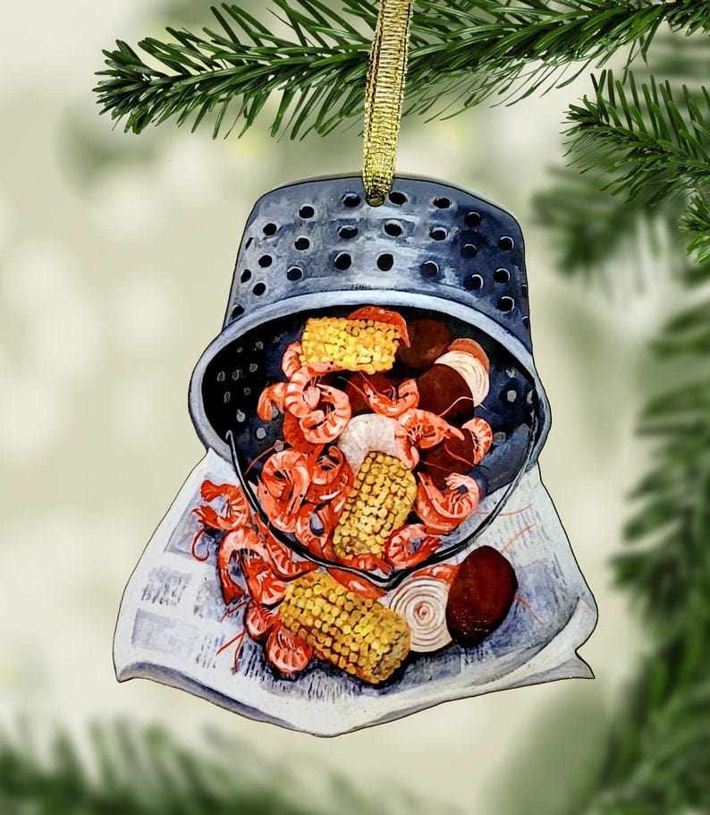 Creative Moods Creative Moods Louisiana Shrimp Boil Ornament - Little Miss Muffin Children & Home