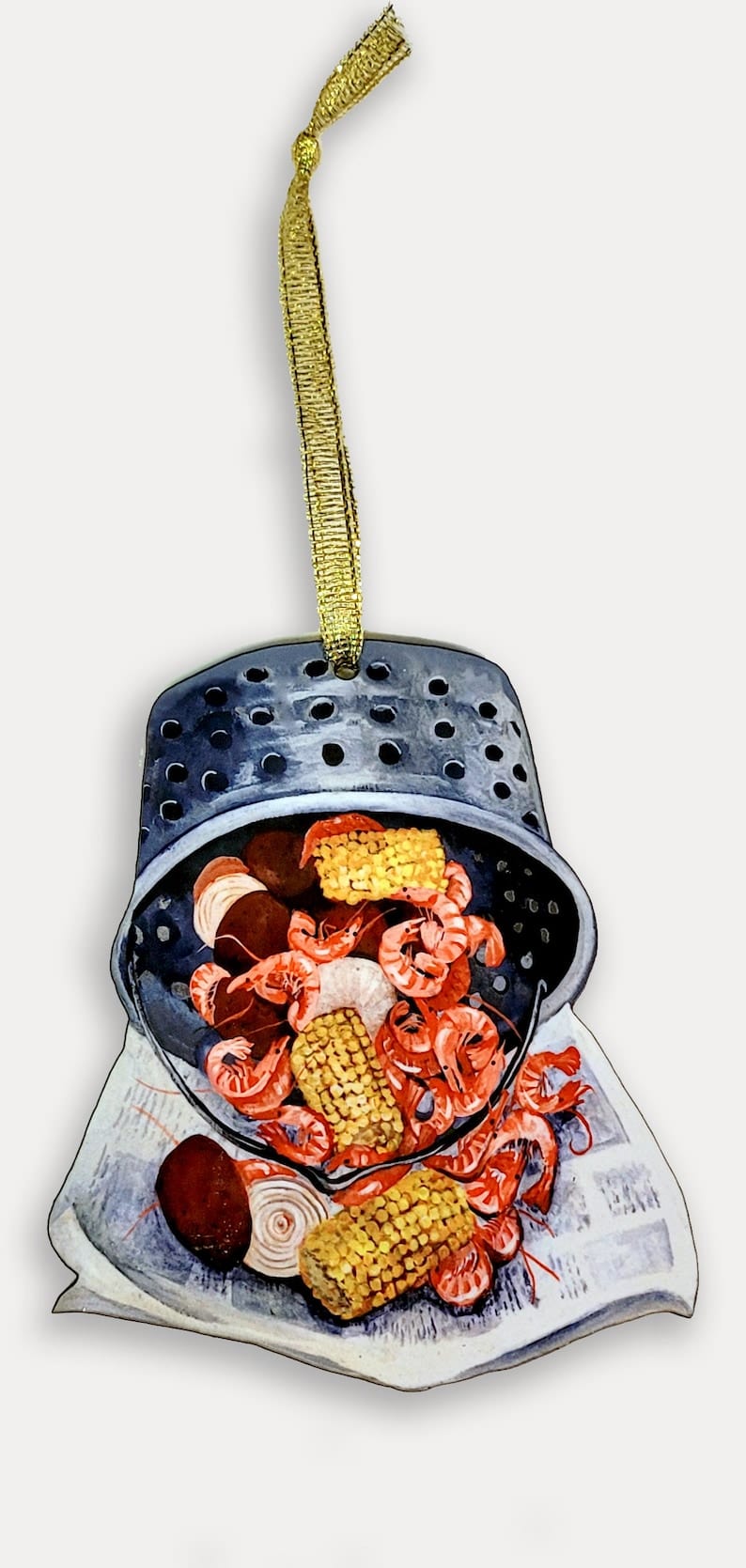 Creative Moods Creative Moods Louisiana Shrimp Boil Ornament - Little Miss Muffin Children & Home