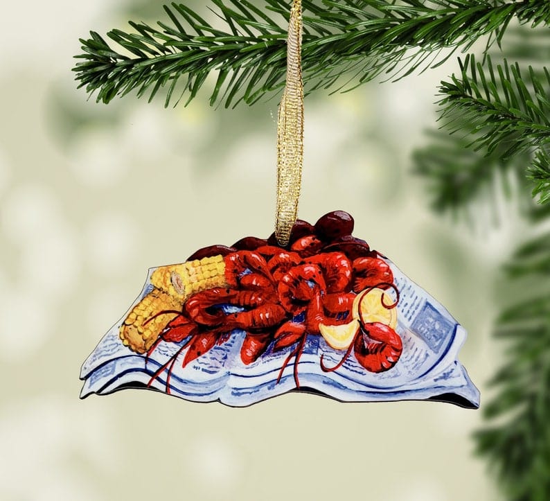 Creative Moods Creative Moods Louisiana Crawfish Boil Ornament - Little Miss Muffin Children & Home