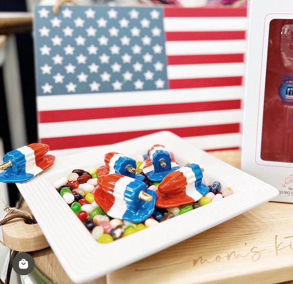 Nora Fleming Nora Fleming Cocktail Napkin & Candy Holder - Little Miss Muffin Children & Home