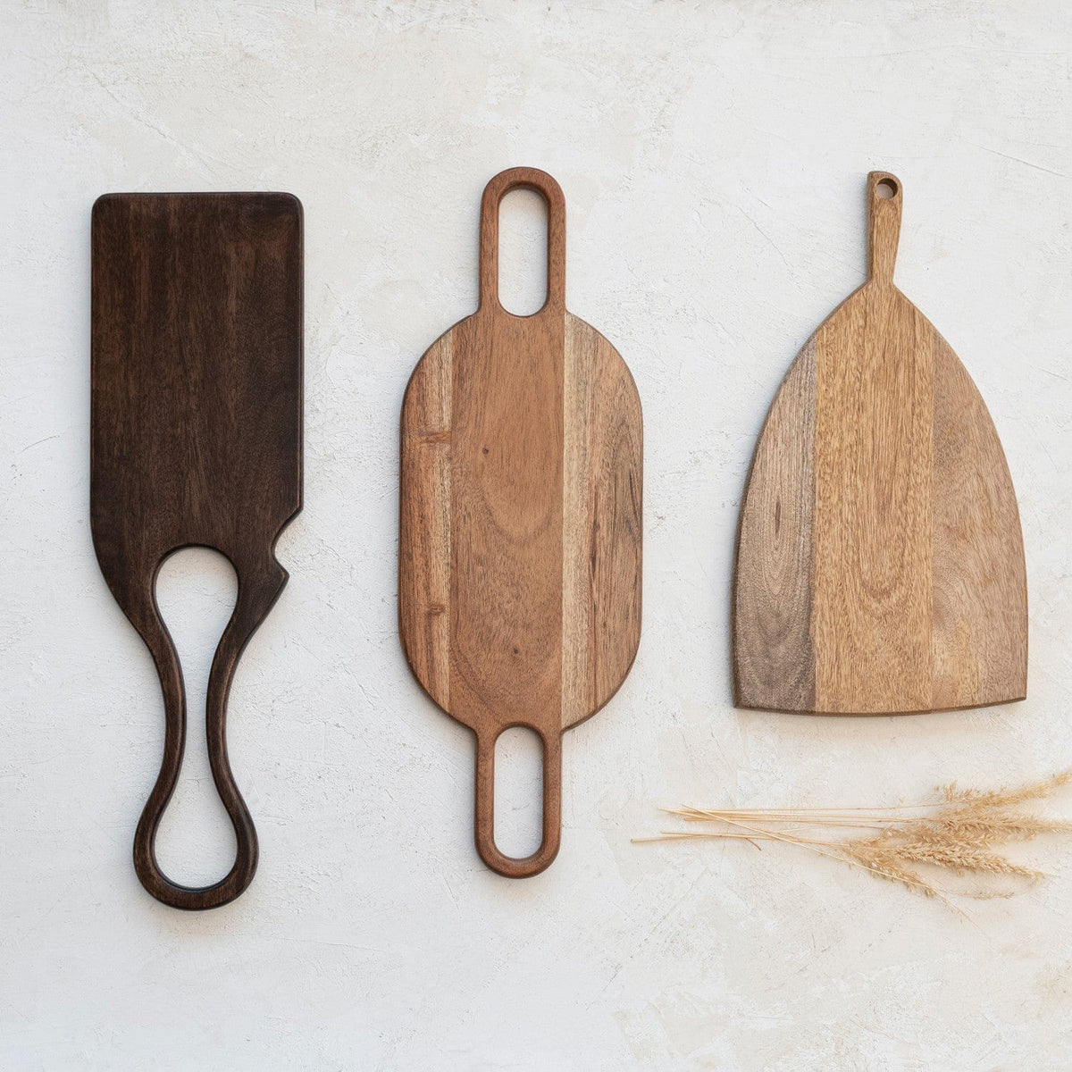 Creative Co-Op Creative Co-Op Mango Wood Cheese/Cutting Board w/Handle - Little Miss Muffin Children & Home