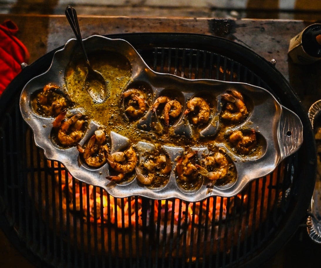 The Aluminum Oyster Bed for Grilling