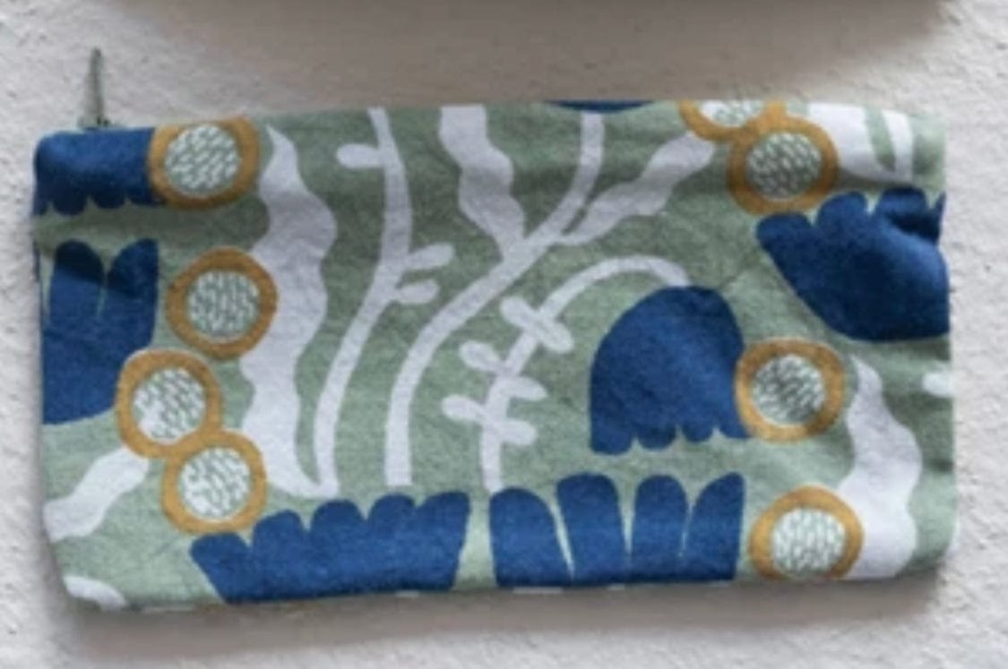 Creative Co-Op Creative Co-Op Reusable Flower Zip Food Pouch - Little Miss Muffin Children & Home