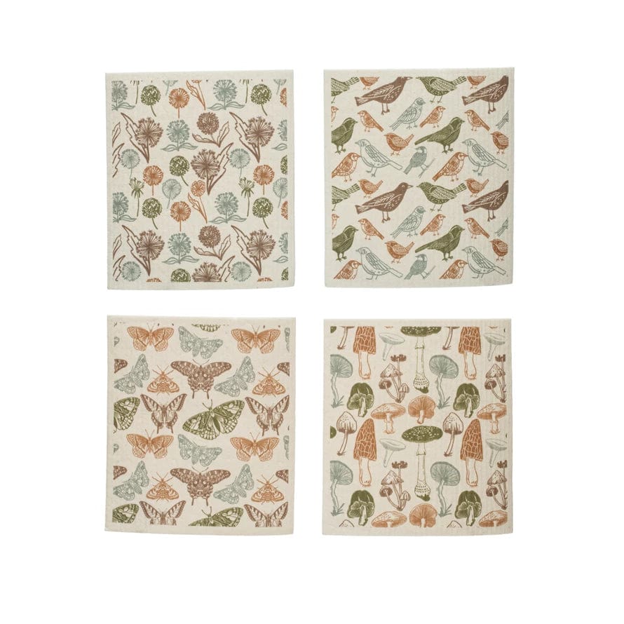 Creative Co-op Reusable Cellulose Sponge Cloth