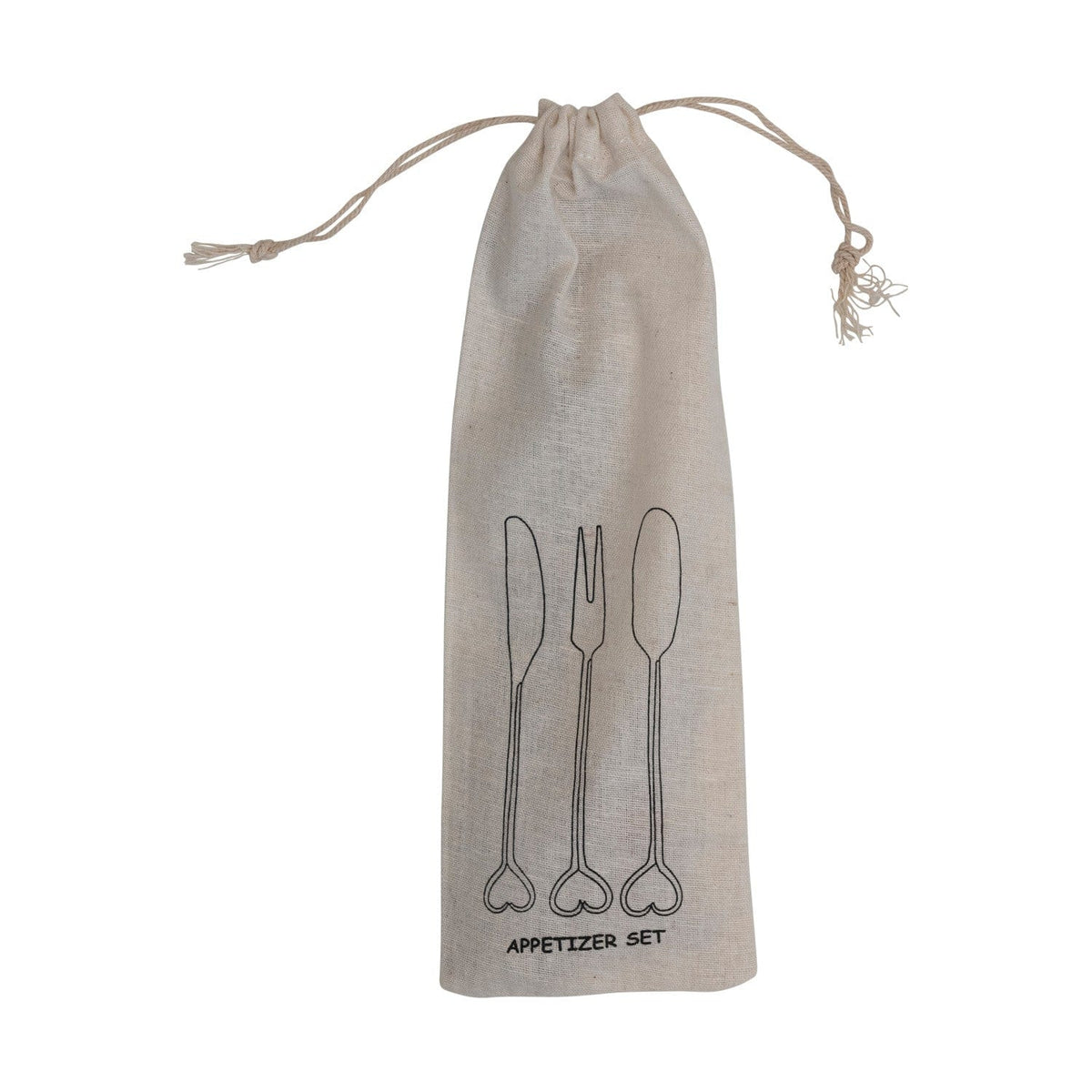 Creative Co-Op Creative Co-Op Hand-Forged Copper Heart Handle Appetizer Cutlery - Little Miss Muffin Children & Home