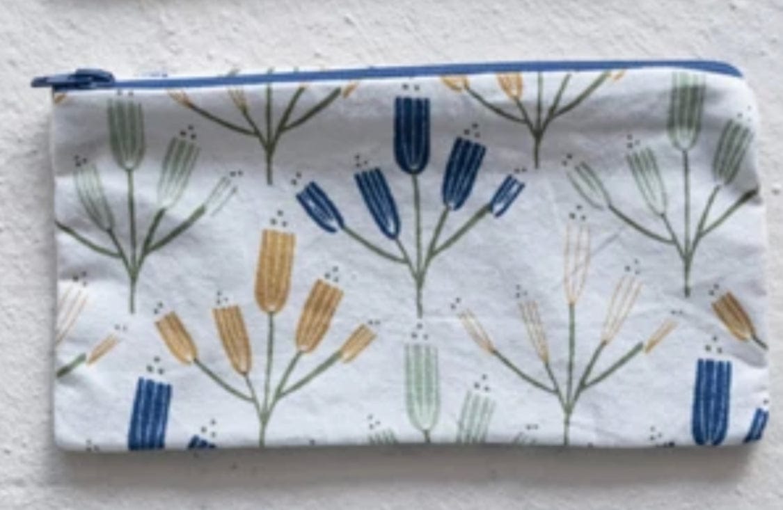 Creative Co-Op Creative Co-Op Reusable Flower Zip Food Pouch - Little Miss Muffin Children & Home