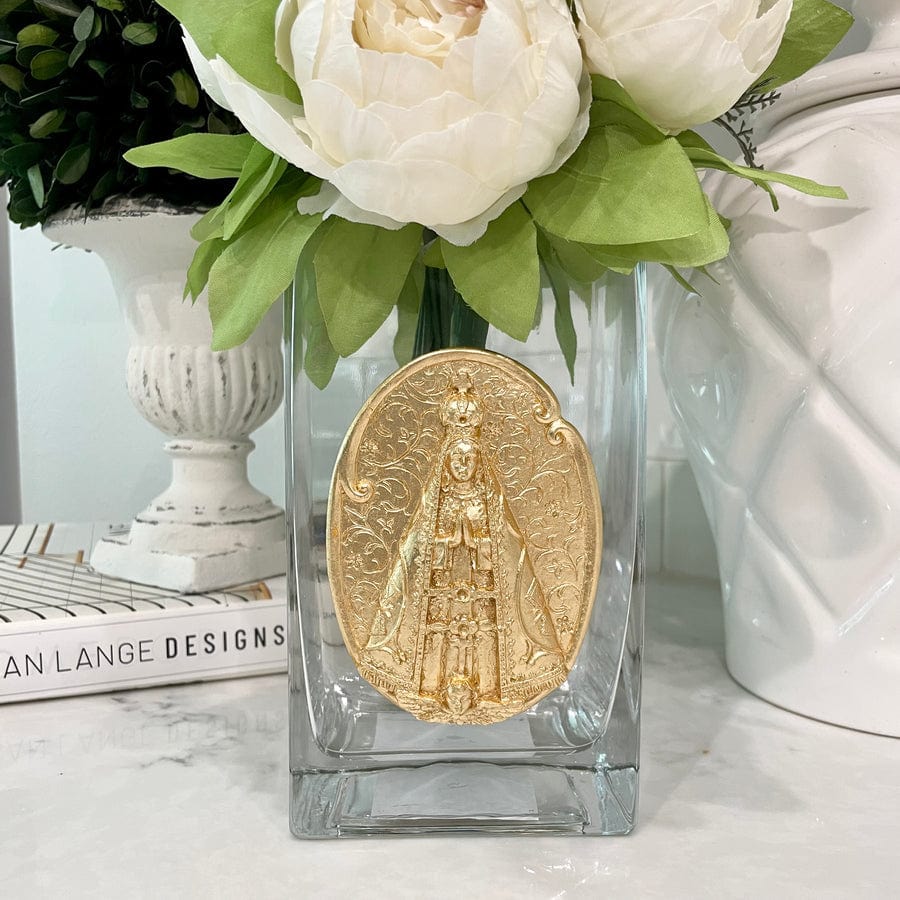 Susan Lange Designs Susan Lange Designs Rectangle Vase Virgin Mary - Little Miss Muffin Children & Home