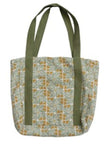 Creative Co-Op Creative Co-Op Cotton Waffle Weave Flower Tote Bag wPocket - Little Miss Muffin Children & Home