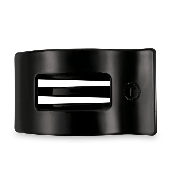 Teleties Rectangle Flat Hair Clip, Jet Black - Little Miss Muffin Children & Home