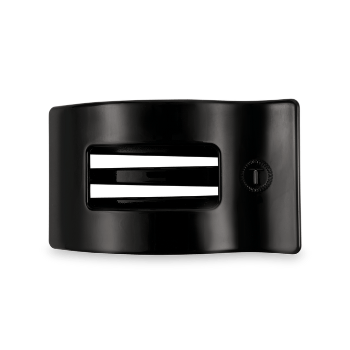 Teleties Rectangle Flat Hair Clip, Jet Black - Little Miss Muffin Children & Home