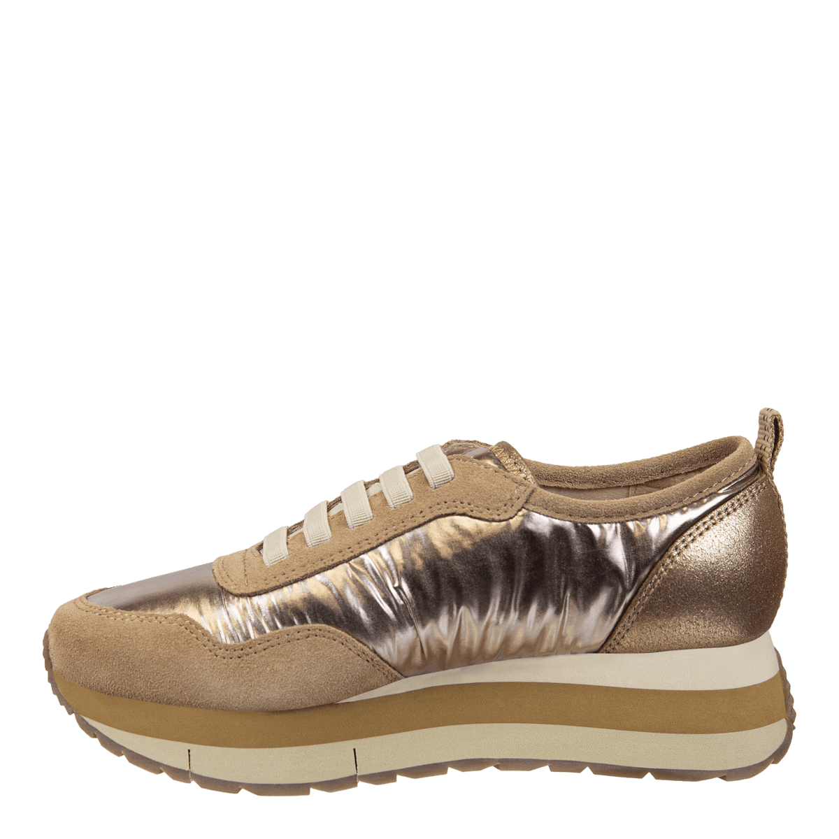 Naked Feet Naked Feet Kinetic Platform Sneakers Gold - Little Miss Muffin Children & Home