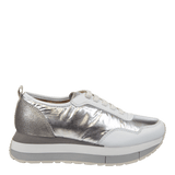 Naked Feet Naked Feet Kinetic Platform Sneakers in Silver - Little Miss Muffin Children & Home