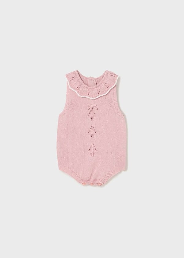 Mayoral Usa Inc Mayoral Tricot Romper - Little Miss Muffin Children & Home