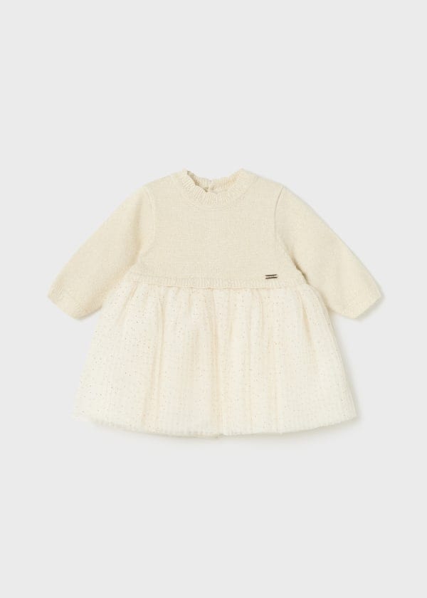 Mayoral Usa Inc Mayoral Knit & Tulle Dress - Little Miss Muffin Children & Home