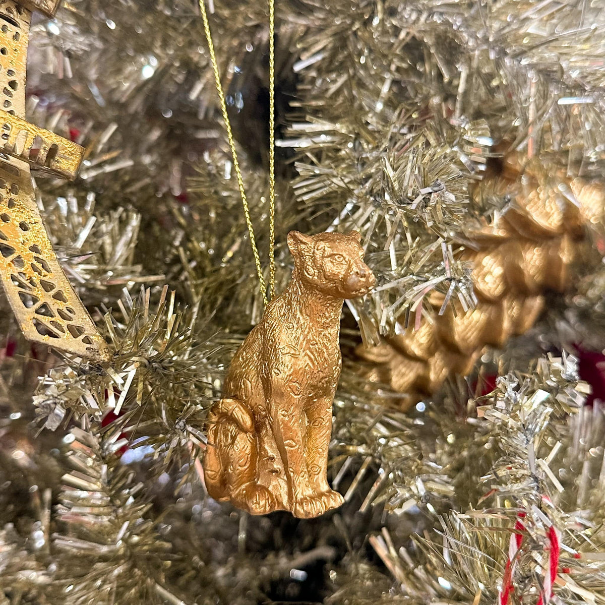 leopard ornament