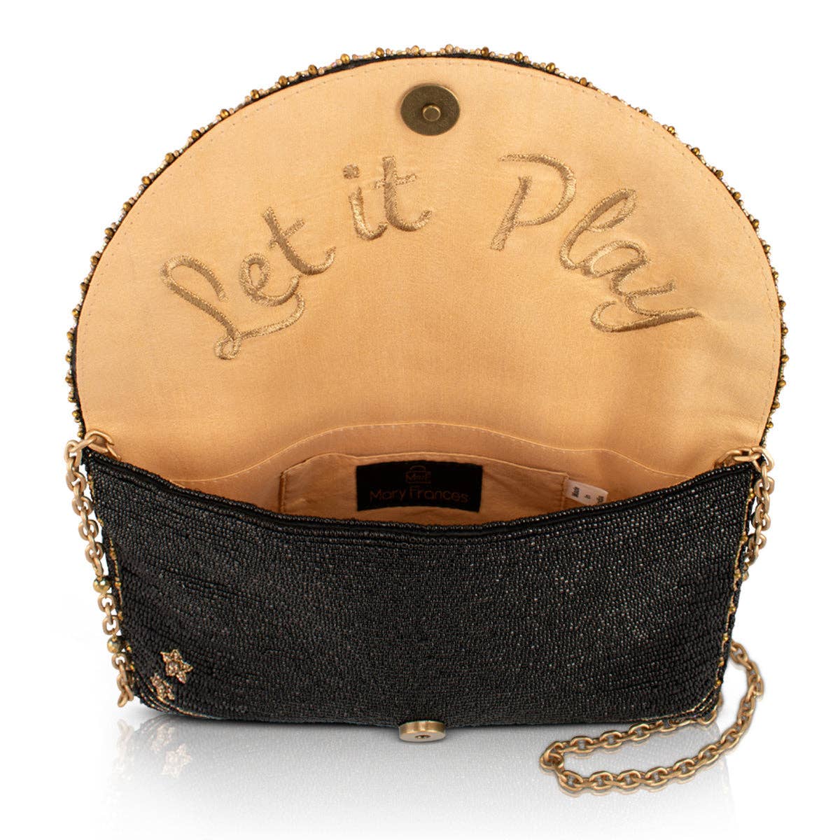 Let It Play crossbody handbag by Mary Frances Accessories, view 4
