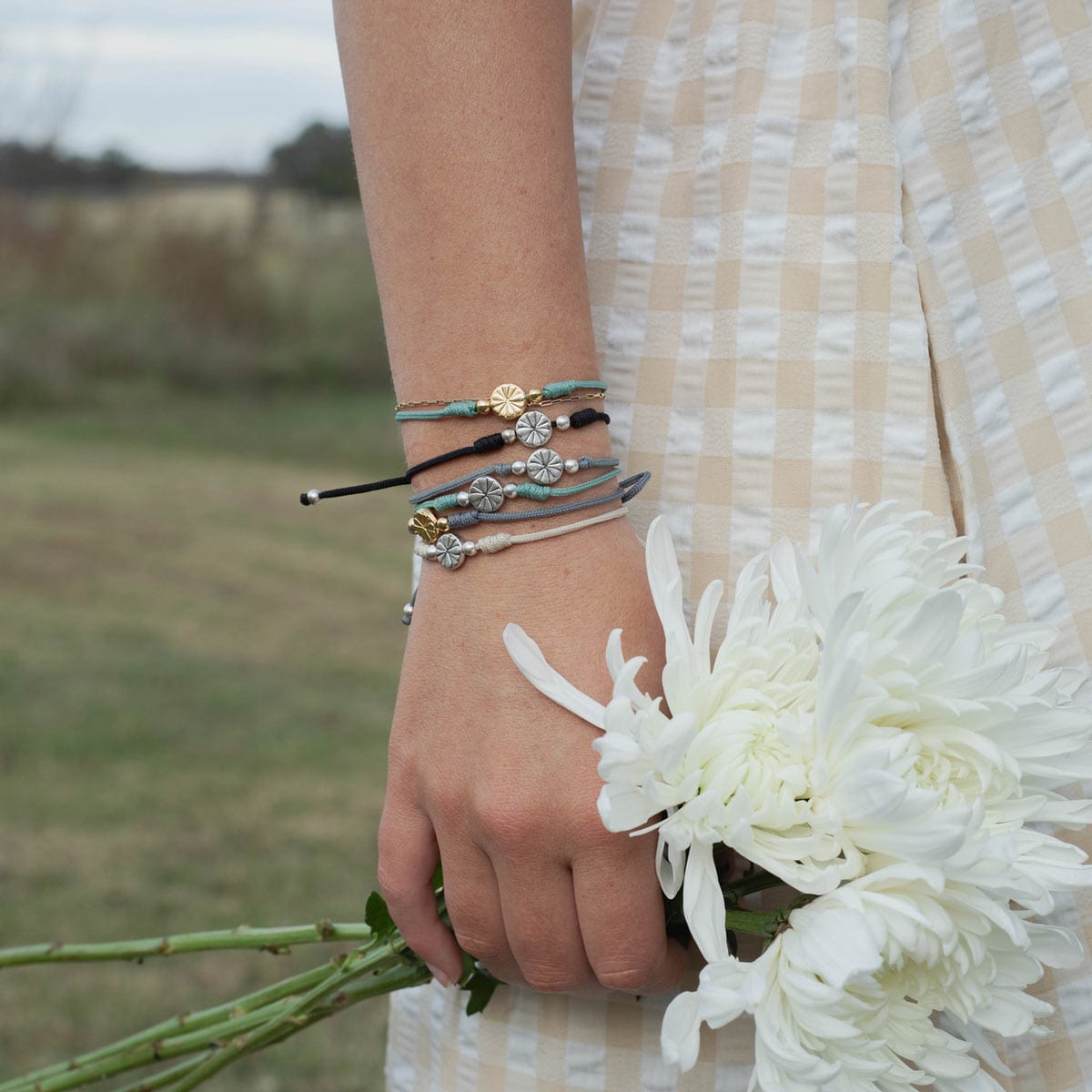 My Saint My Hero Well Wishes Bracelet, Because You Are The ONE Flower - Little Miss Muffin Children & Home