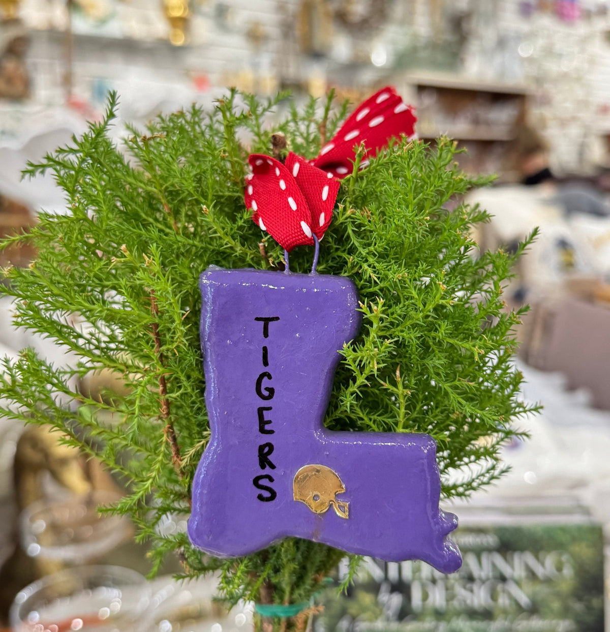 Crescent City Ornaments LSU State Ornament - Little Miss Muffin Children & Home