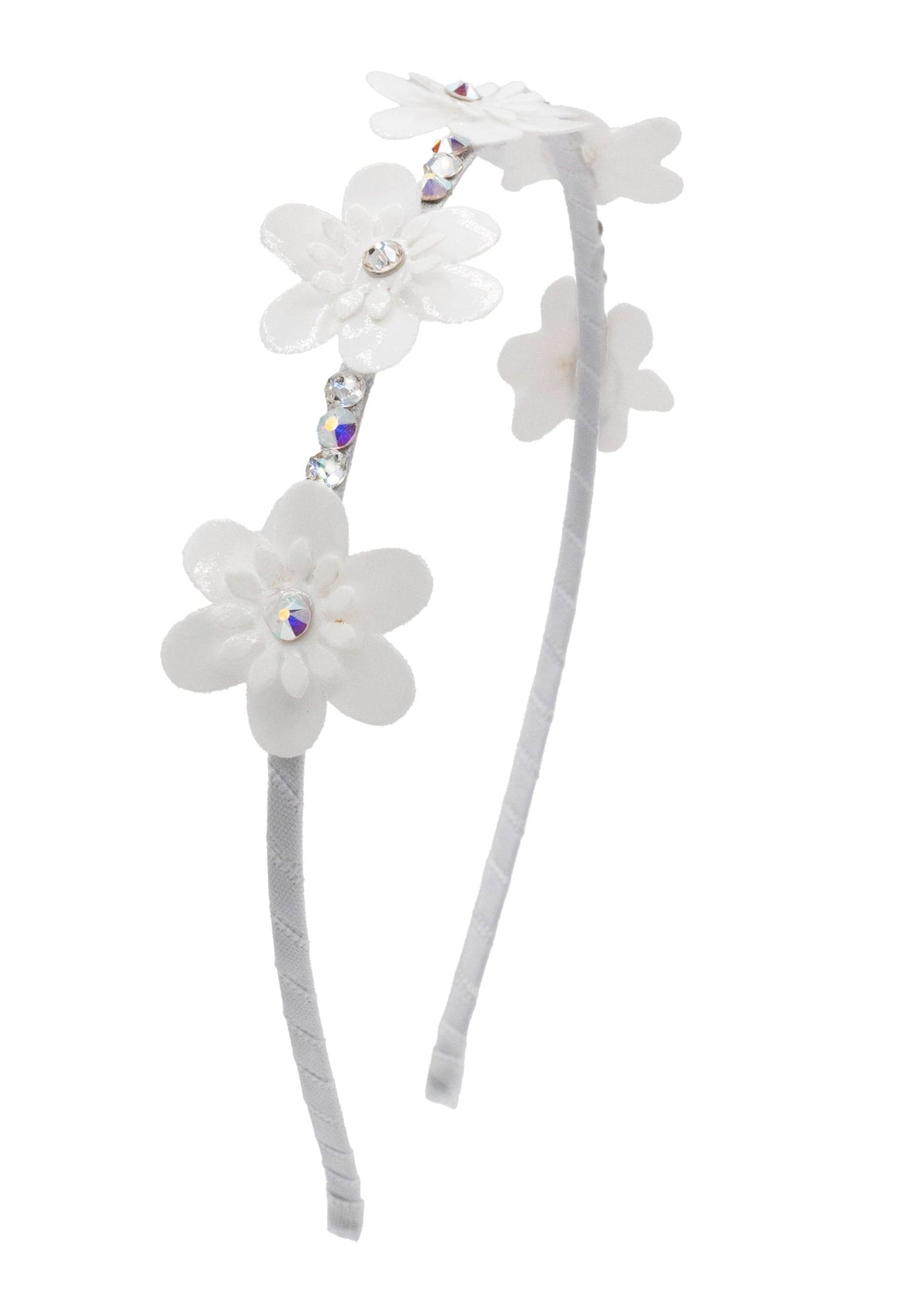 Multi Flower Leather Halo Headband