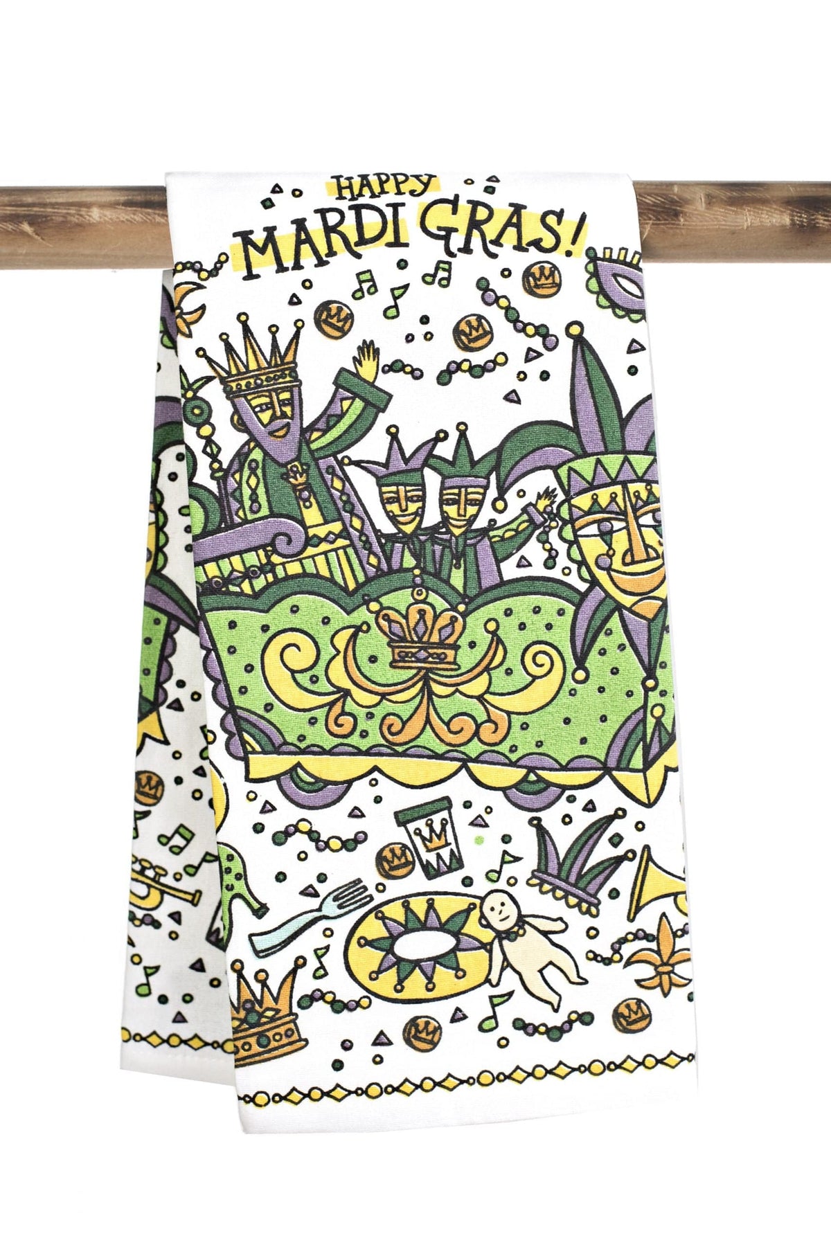The Parish Line The Parish Line Mardi Gras Float Kitchen Towel - Little Miss Muffin Children & Home