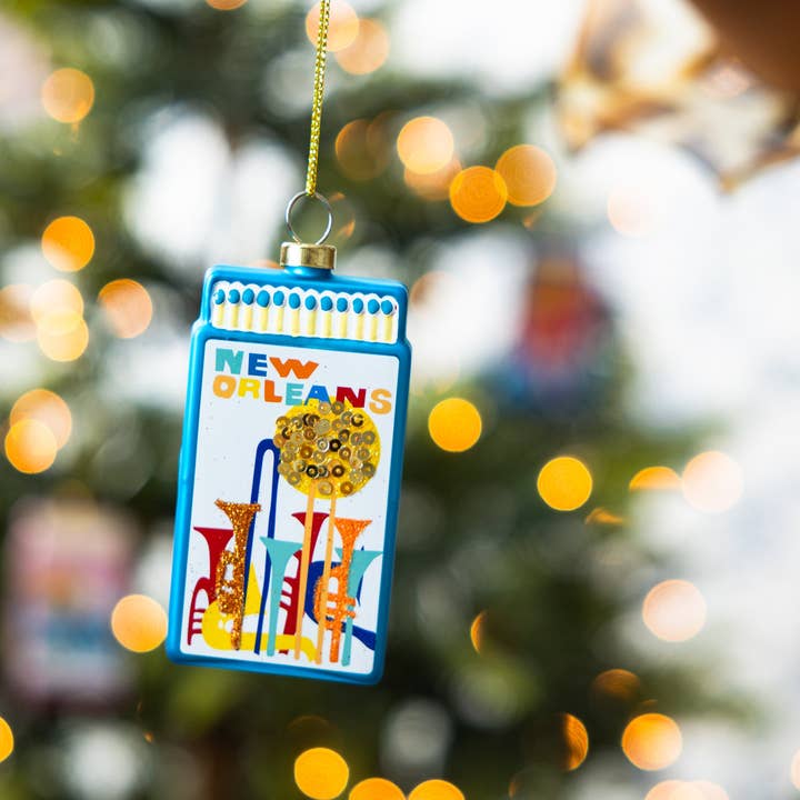 new orleans christmas ornament