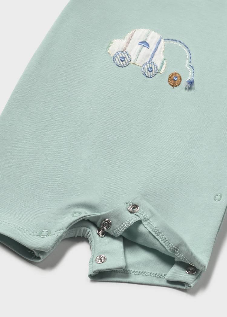 Mayoral Usa Inc Mayoral Short Sleeve Romper, 2 Styles Available - Little Miss Muffin Children & Home