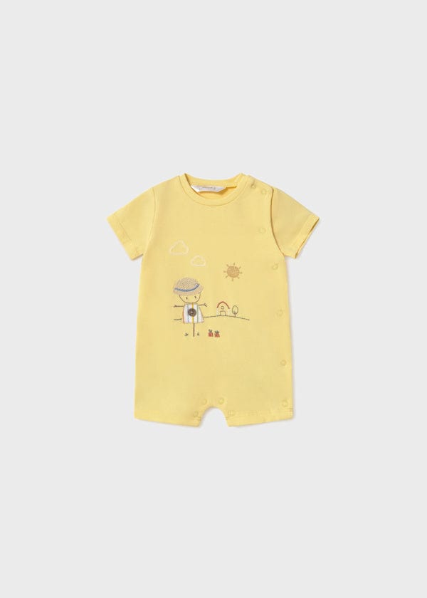 Mayoral Usa Inc Mayoral Short Sleeve Romper, 2 Styles Available - Little Miss Muffin Children & Home