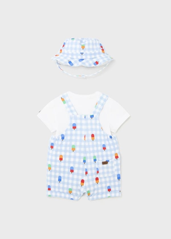 Mayoral Usa Inc Mayoral 3-Piece Overall Set for Baby Boy - Little Miss Muffin Children & Home