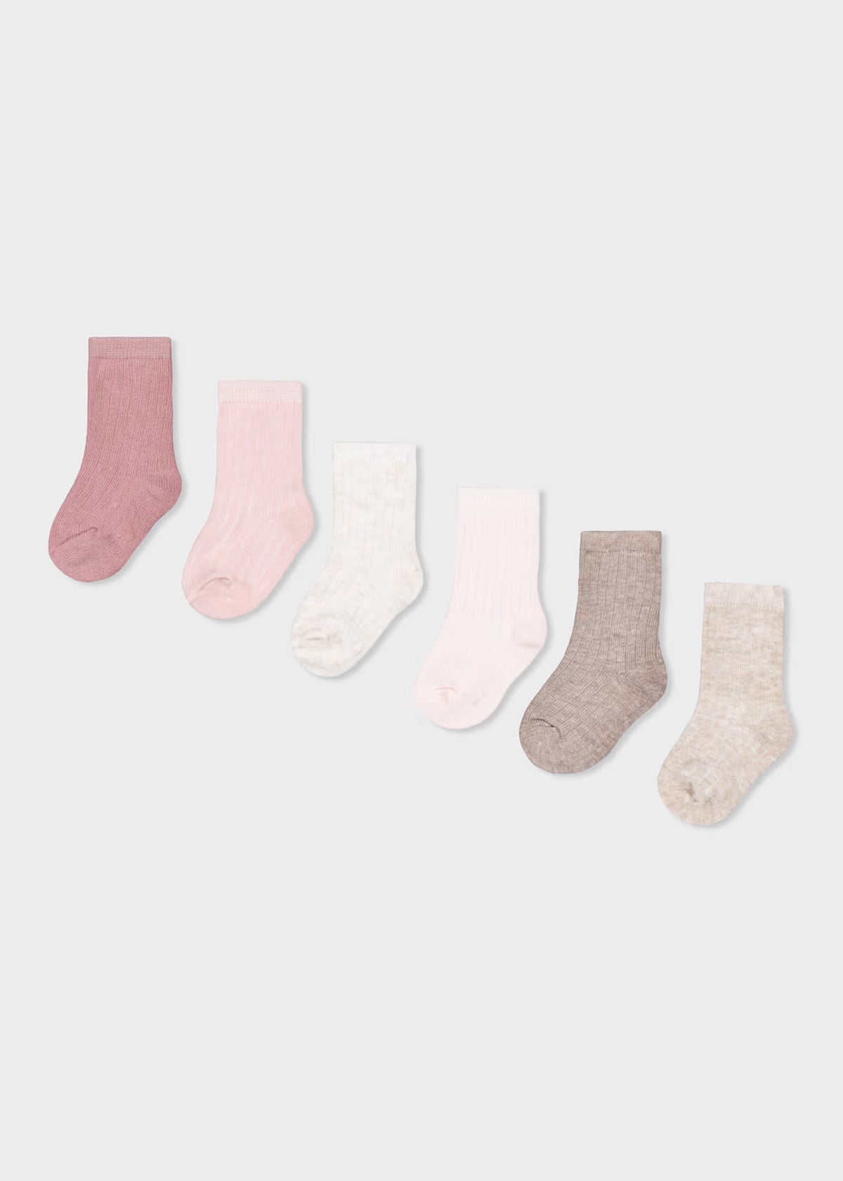 Mayoral Usa Inc 6-Pack Newborn Sock Set, 2 Colors Available - Little Miss Muffin Children & Home