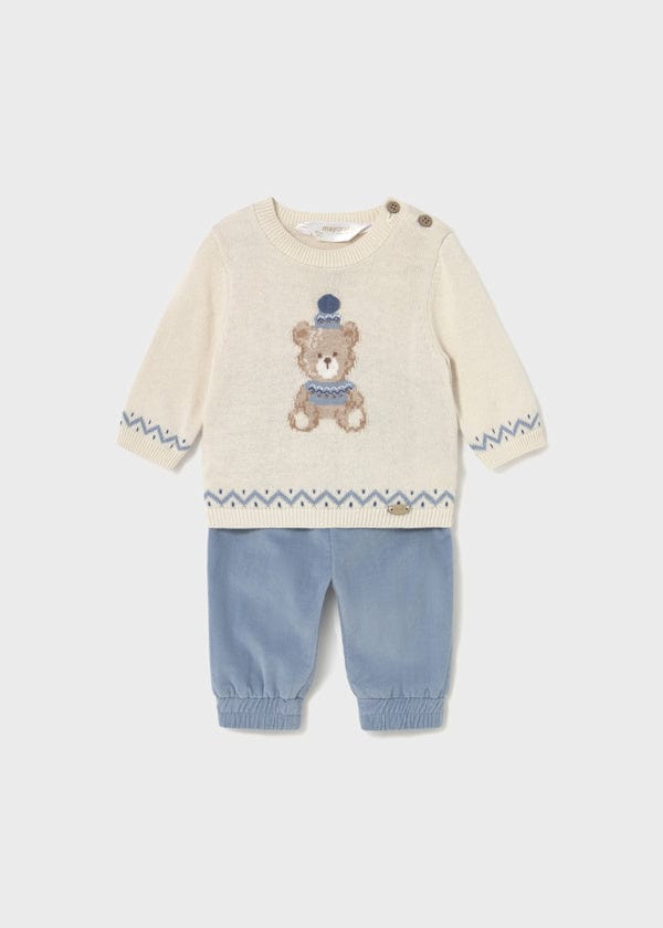 Mayoral Usa Inc 2 Piece Newborn Sweater & Pants Set - Little Miss Muffin Children & Home