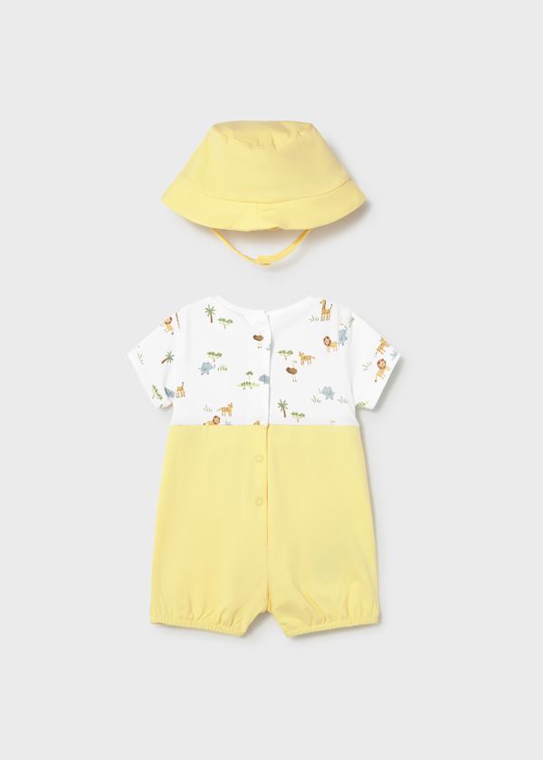 Mayoral Usa Inc Newborn Romper with Hat Set - Little Miss Muffin Children & Home
