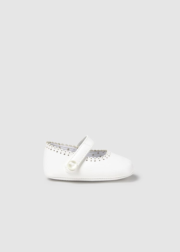 Mayoral Usa Inc Mayoral Mary Janes in White - Little Miss Muffin Children & Home