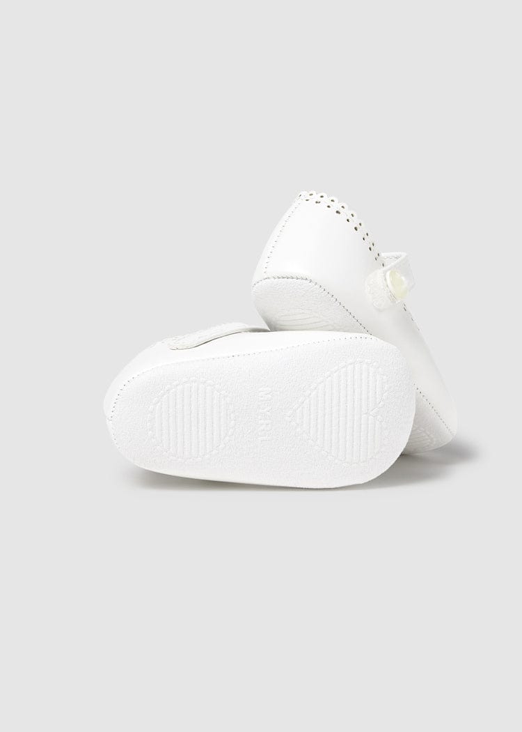 Mayoral Usa Inc Mayoral Mary Janes in White - Little Miss Muffin Children & Home