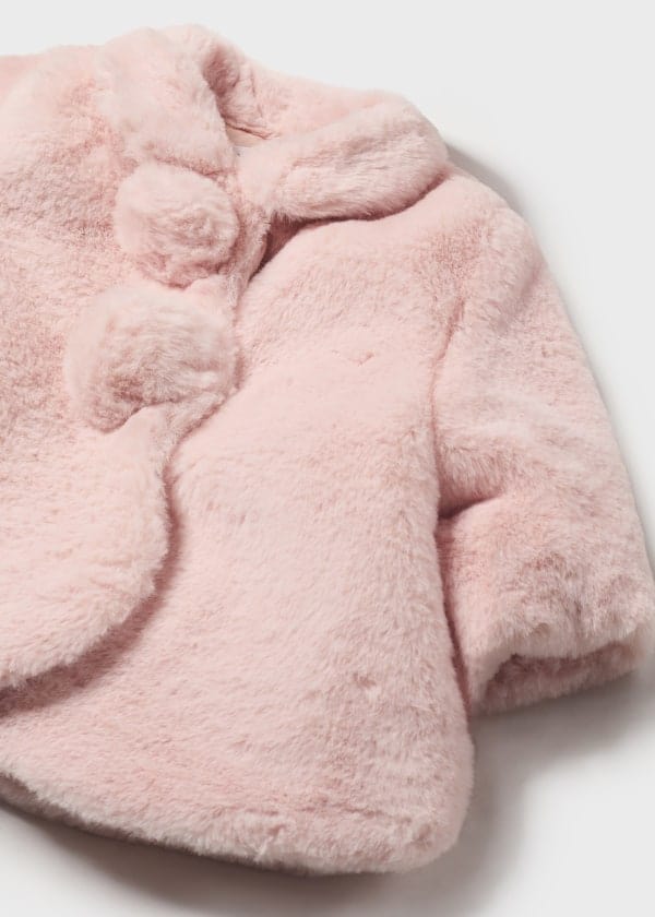 Mayoral Usa Inc Mayoral Faux Fur Coat for Baby - Little Miss Muffin Children & Home
