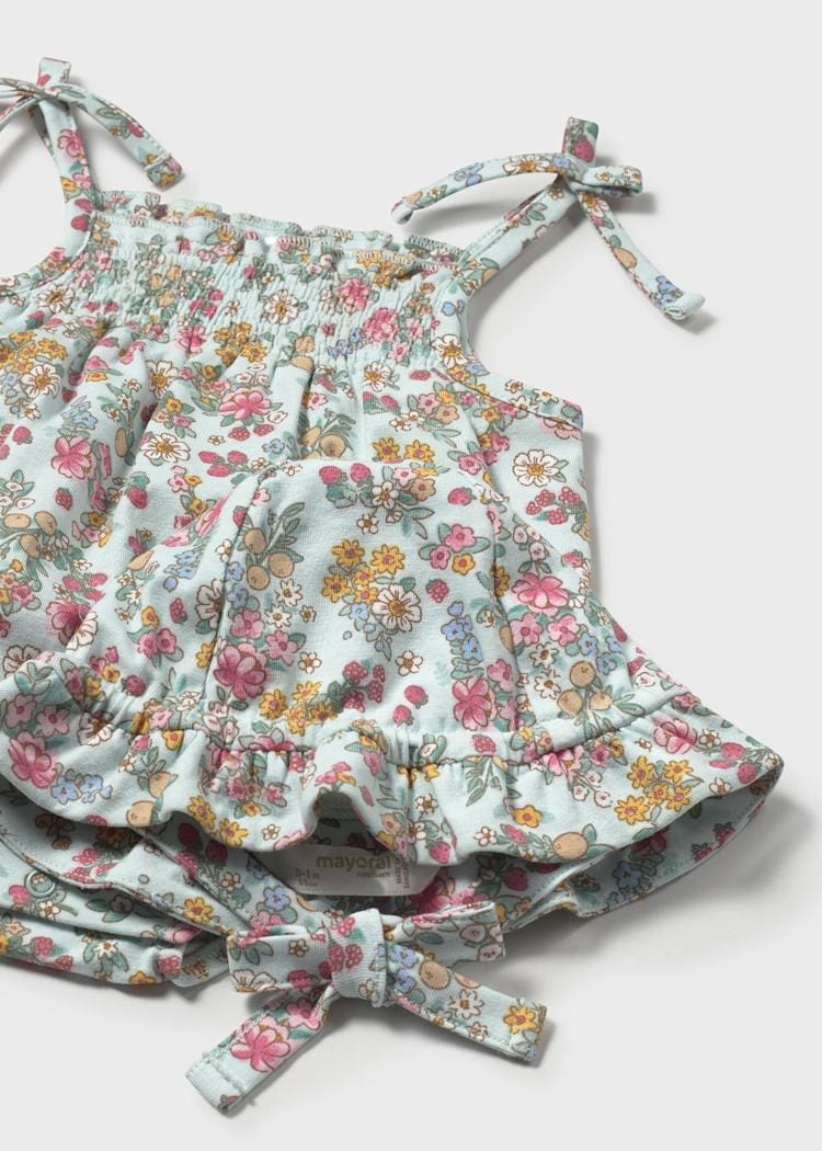 Mayoral Usa Inc Mayoral Smocked Sunsuit & Hat Set - Little Miss Muffin Children & Home
