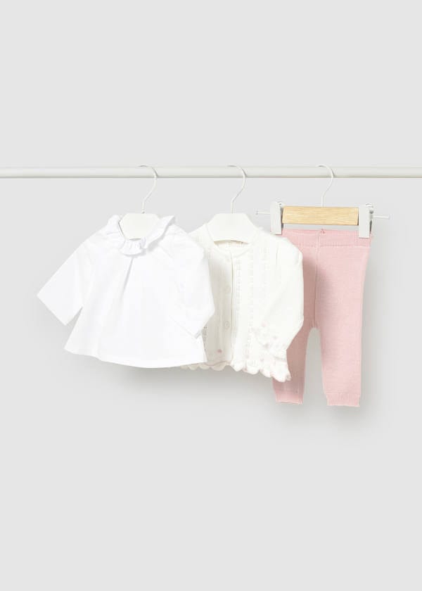 Mayoral Usa Inc Newborn 3 Piece Knit Set - Little Miss Muffin Children & Home