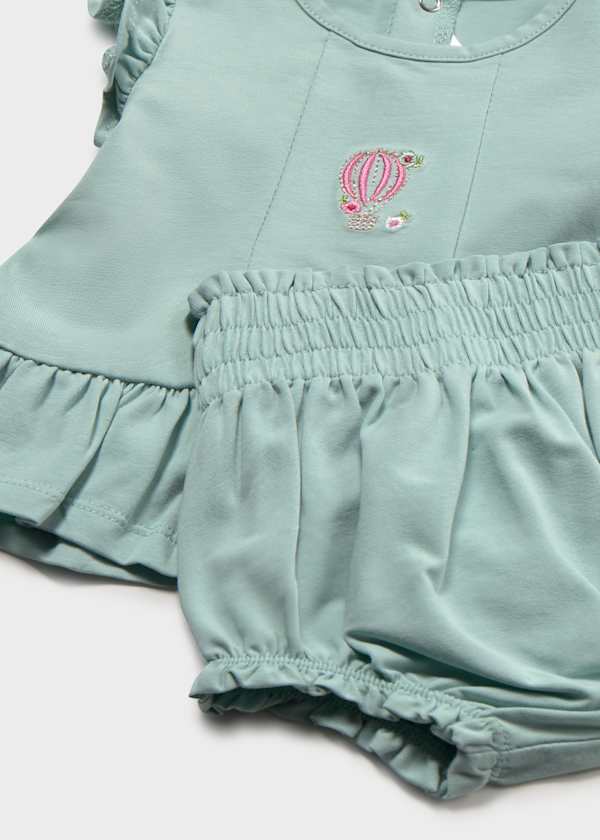 Newborn Knit 2 Piece Set in Aqua