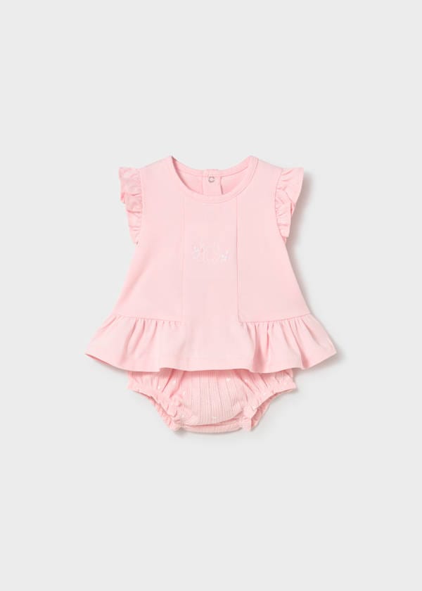Newborn Knit 2 Piece Set in Baby Pink