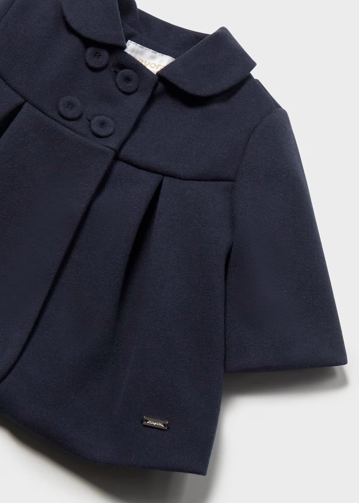 Newborn Pleated Coat, 2 Colors Available